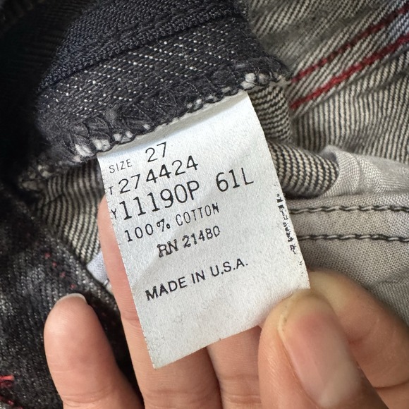 NWT Vintage Bill Blass 90s Polar Ice Acid Wash Mom Jeans Size 27 Made In USA Y2k - Picture 6 of 9